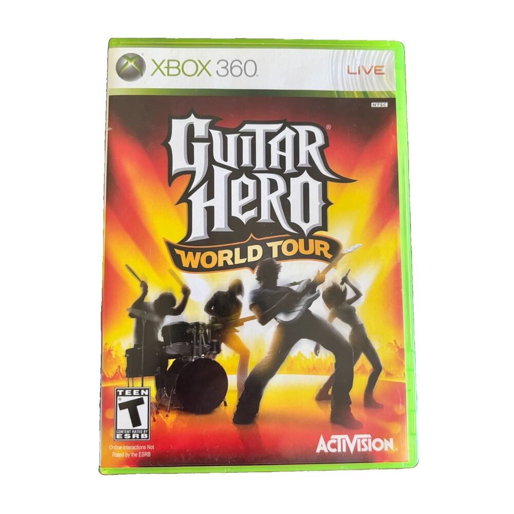 Guitar Hero: World Tour (Microsoft Xbox 360) Complete CIB